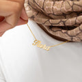 Collier prénom en Argent 925 ou Or 14K